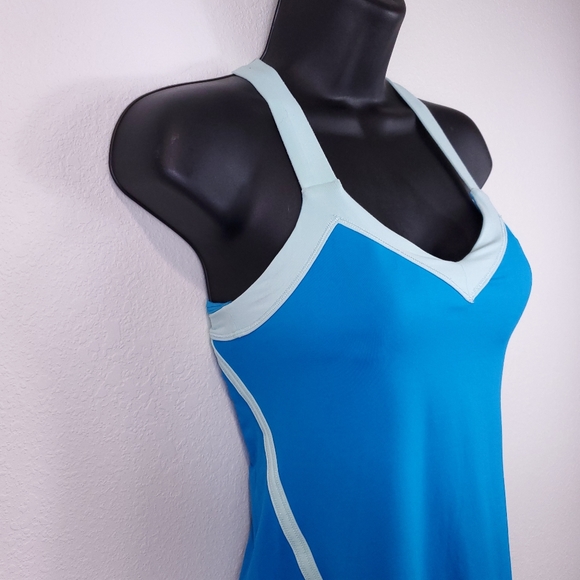 Lululemon Blue Cross Back Tank Top - Picture 3 of 6